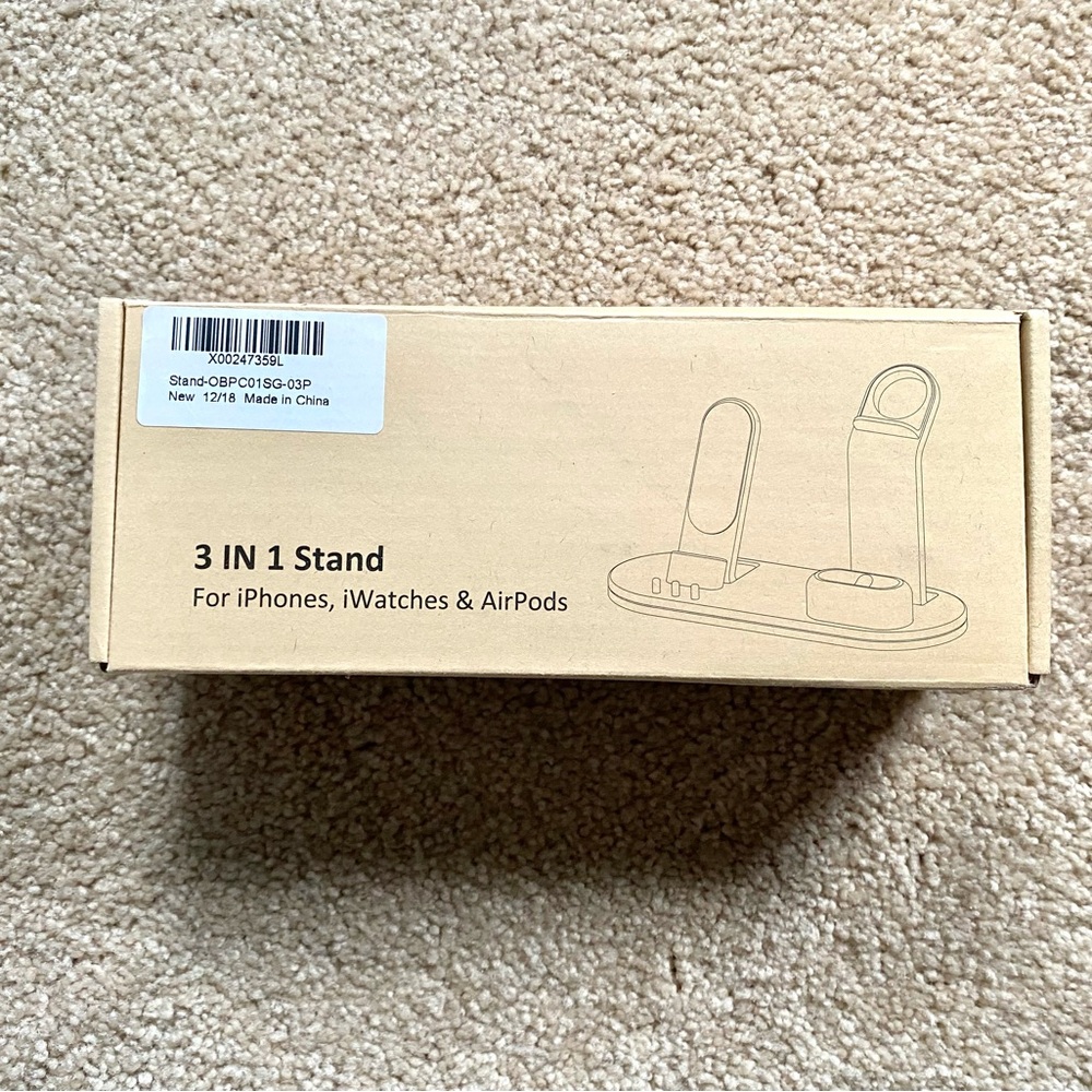 3-in-1 Stand for iPhone iWatches and AirPods